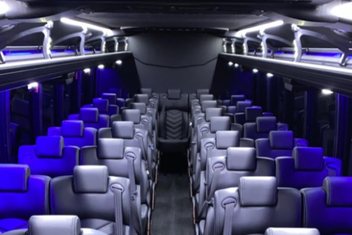New Bedford Charter Bus Interior