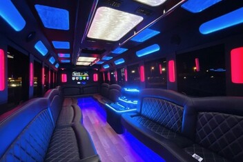 New Bedford Limousine Bus Interior
