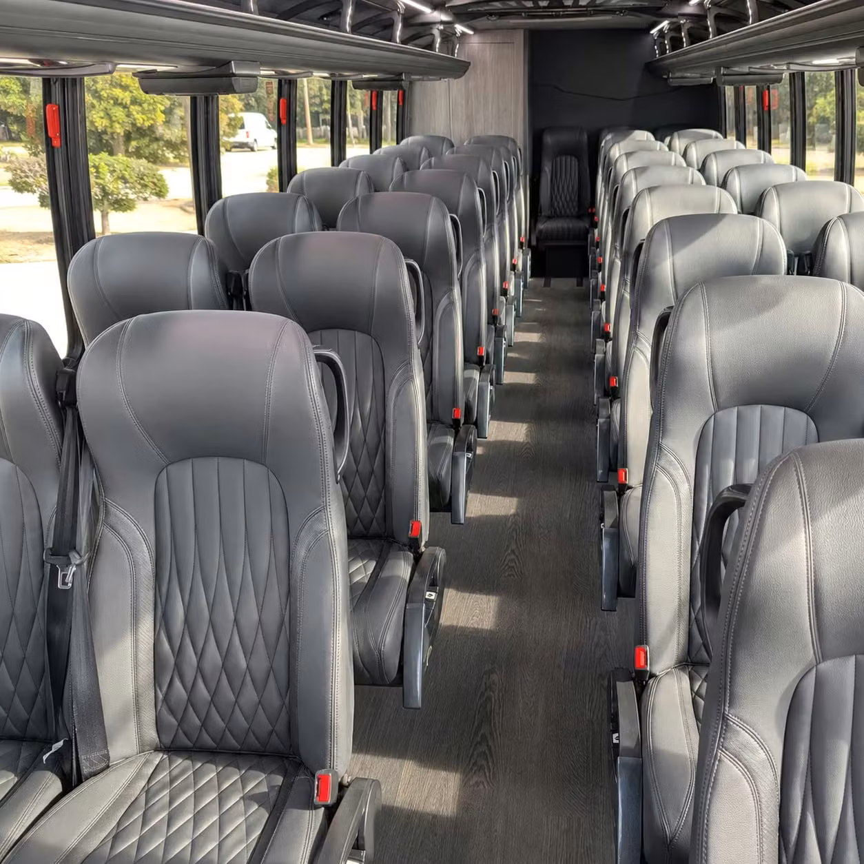 25 passenger minibus interior