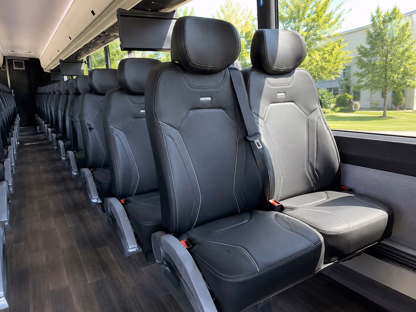 book a long distance wedding shuttle for guests traveling the southcoast
