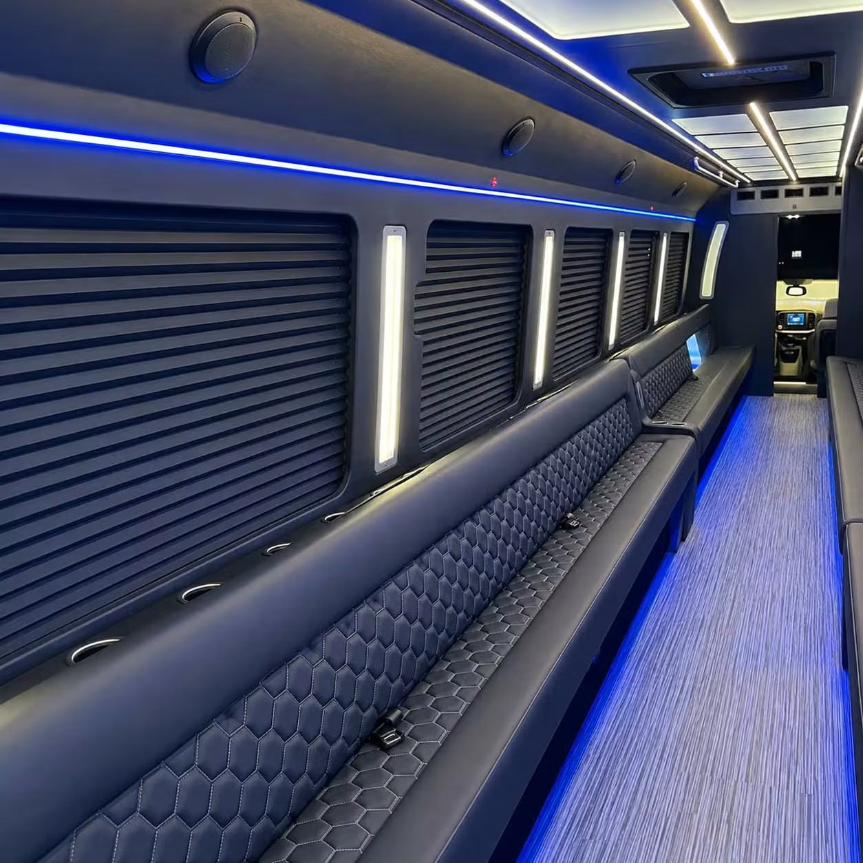 party bus interior