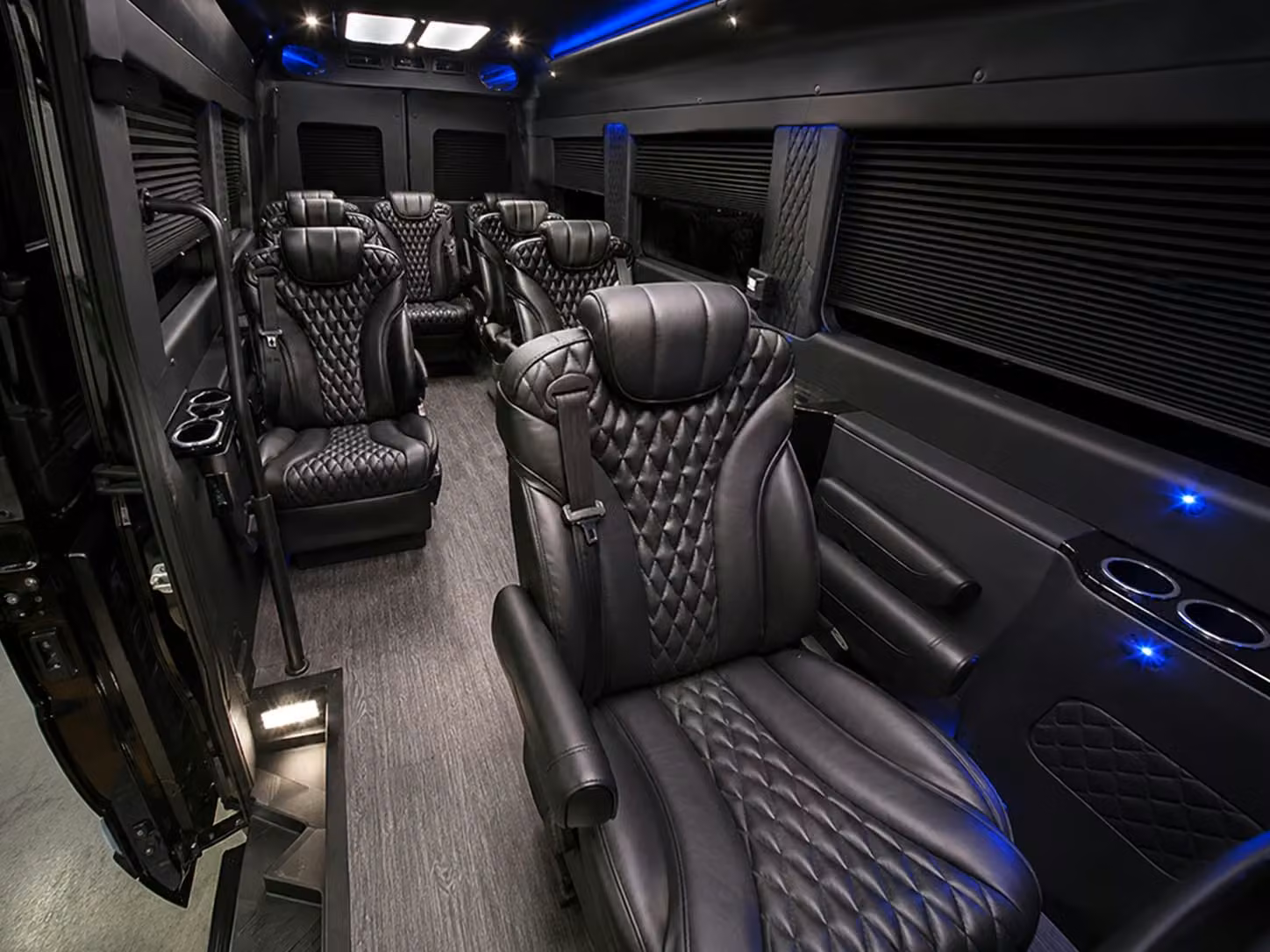 sprinter van with driver inside