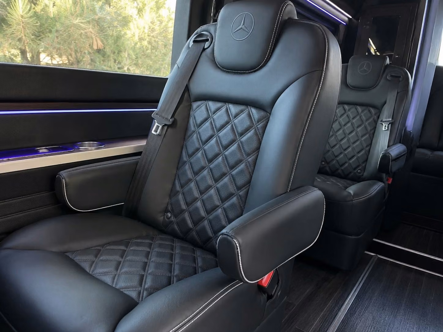 sprinter van with driver interior
